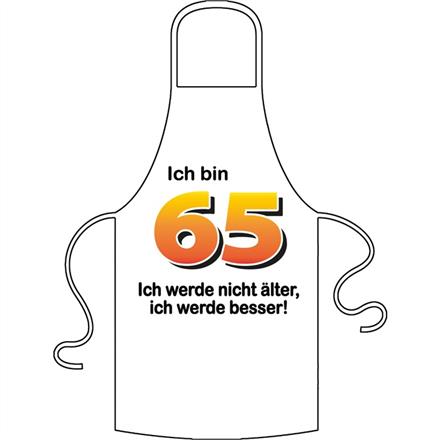 Schürze 65. Geburtstag älter besser
