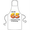 Schürze 65. Geburtstag Schwung
