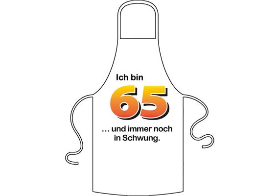 Schürze 65. Geburtstag Schwung | Bild 1