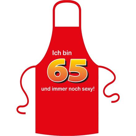 Schürze 65. Geburtstag sexy