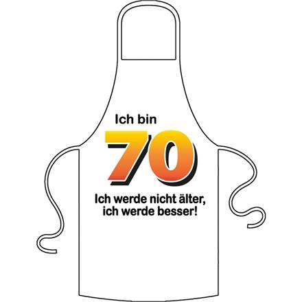 Schürze 70. Geburtstag älter besser