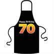 Schürze 70. Geburtstag Happy Birthday - Textilfarbe rot | Bild 1