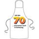 Schürze 70. Geburtstag Schwung