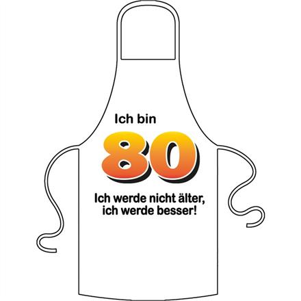 Schürze 80. Geburtstag älter besser