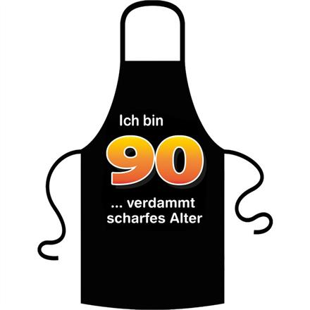 Schürze 90. Geburtstag verdammt scharfes Alter