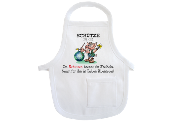 Schütze Sternzeichen Mini-Schürze
