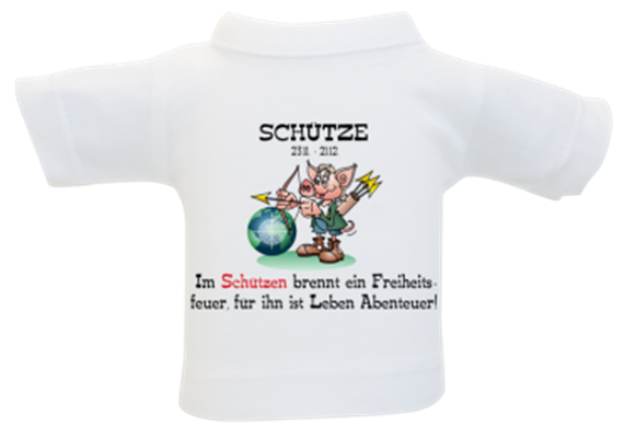 Schütze Sternzeichen Mini-T-Shirt