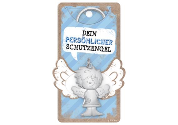 Schutzengel blau Schlüsselanhänger