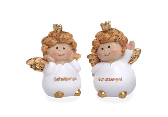 Schutzengel Krone weiss (5,5 cm)