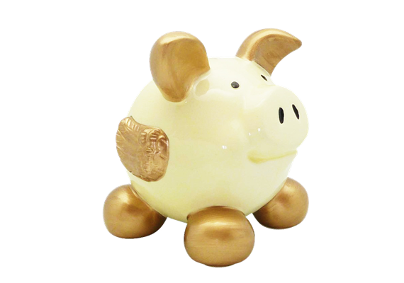 Schutzengel Mini-Sparschwein