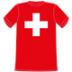 Schweizer Kreuz T-Shirt - XL