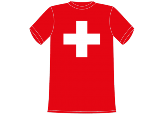 Schweizer Kreuz T-Shirt - XL
