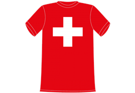 Schweizer Kreuz T-Shirt - XL