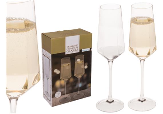 Sektglas Diamant (2er-Set)