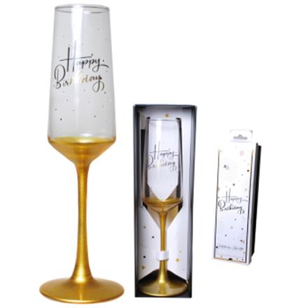 Sektglas Happy Birthday