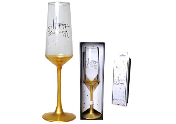 Sektglas Happy Birthday | Bild 1