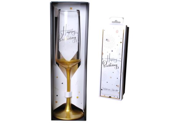 Sektglas Happy Birthday | Bild 2