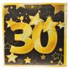 Servietten gold 30. Geburtstag