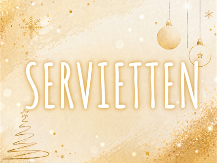 Servietten Winter