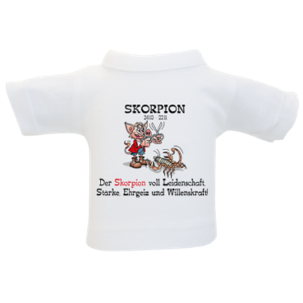 Skorpion Sternzeichen Mini-T-Shirt