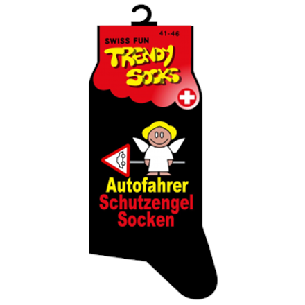 Socken Autofahrer Schutzengel