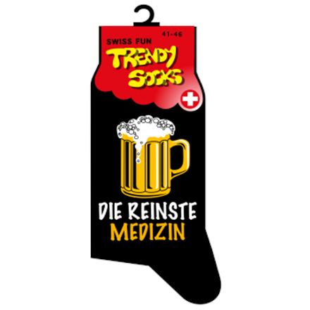 Socken Bier Medizin