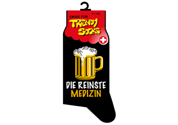 Socken Bier Medizin
