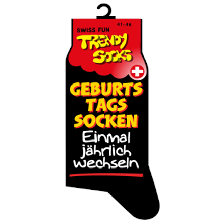 Socken Geburtstagssocken