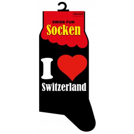 Socken I Love Switzerland