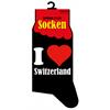 Socken I Love Switzerland