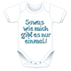 Sowas nur einmal Body - Grösse 62/68
