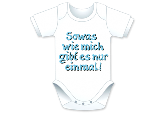 Sowas nur einmal Body - Grösse 74/80