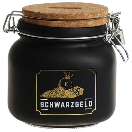 Sparglas Schwarzgeld