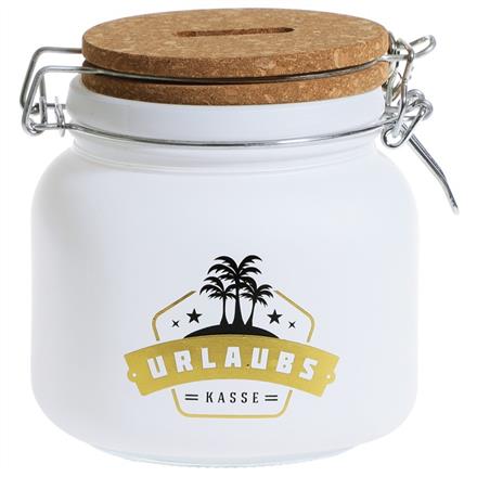 Sparglas Urlaubskasse