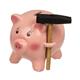 Sparschwein mit Hammer (12,5 cm)