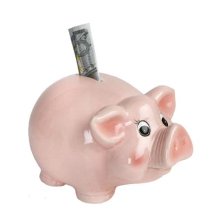 Sparschwein rosa (18,5 cm)
