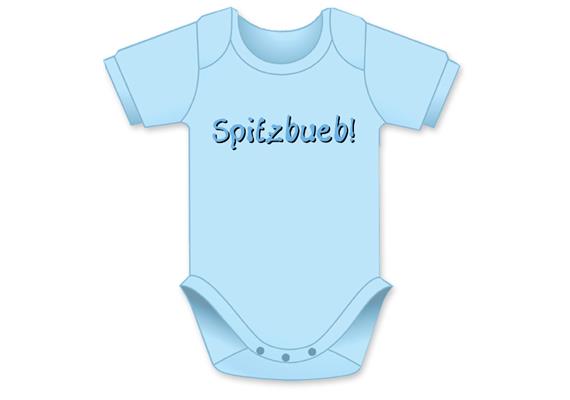 Spitzbueb hellblau Body - Grösse 74/80