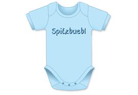 Spitzbueb hellblau Body - Grösse 74/80