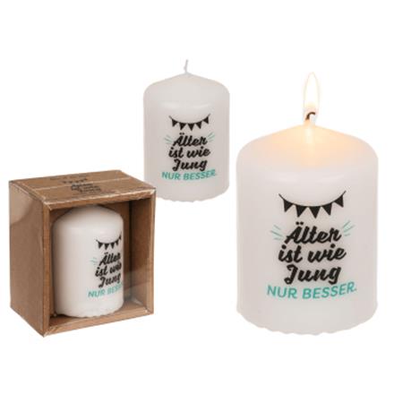 Spruchkerze Älter besser