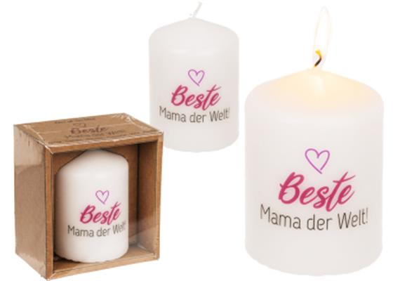 Spruchkerze Beste Mama