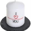 Spruchkerze I love you | Bild 2