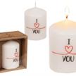 Spruchkerze I love you | Bild 1