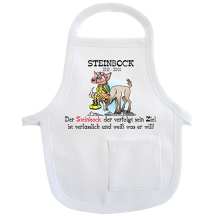 Steinbock Sternzeichen Mini-Schürze