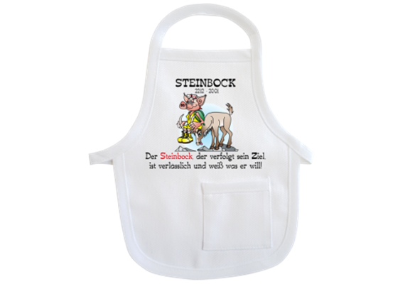 Steinbock Sternzeichen Mini-Schürze