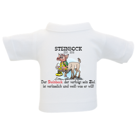 Steinbock Sternzeichen Mini-T-Shirt