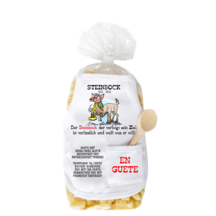 Steinbock Sternzeichen Schwein Pasta