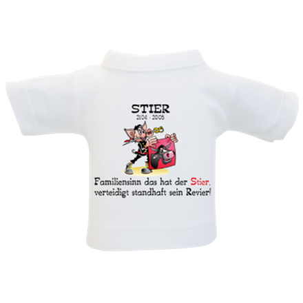 Stier Sternzeichen Mini-T-Shirt