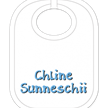 Sunneschii Babylatz - Textilfarbe hellblau | Bild 1