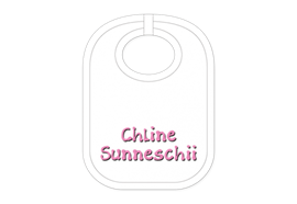 Sunneschii Babylatz - Textilfarbe rosa