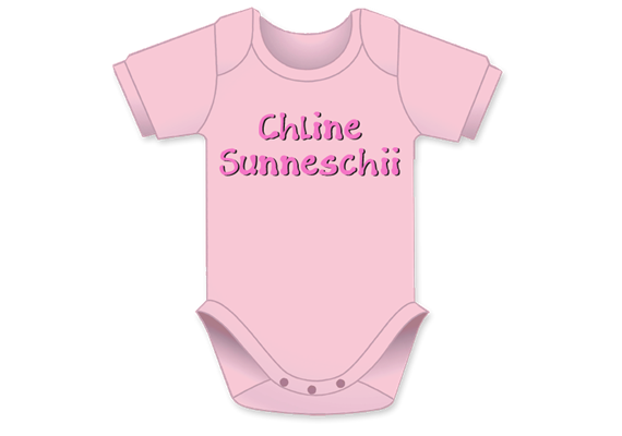 Sunneschii rosa Body - Grösse 74/80